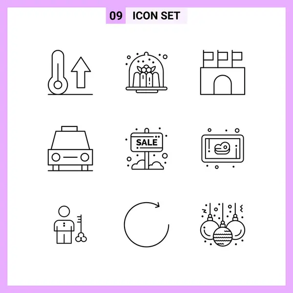 Set de 25 iconos de negocio universales Vector — Vector de stock