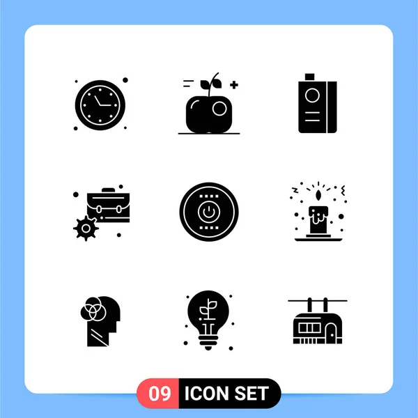 Conjunto Iconos Creativos Universales Simplemente Vector Ilustraciones Para Aplicaciones Web — Vector de stock