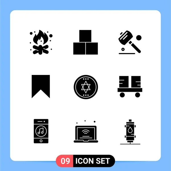 Conjunto Iconos Creativos Universales Simplemente Vector Ilustraciones Para Aplicaciones Web — Vector de stock