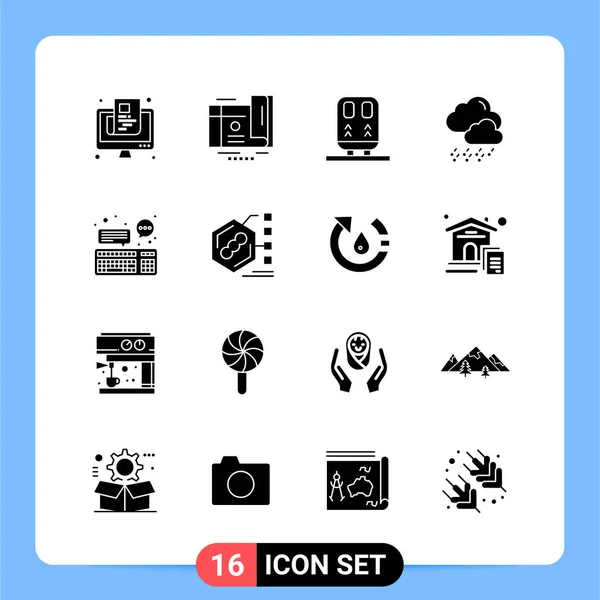 Conjunto Iconos Creativos Universales Simplemente Vector Ilustraciones Para Aplicaciones Web — Vector de stock