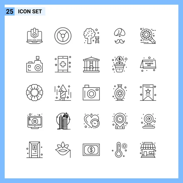 Set Universal Creative Icons Simply Vector Illustrations Web Mobile Apps — Stock Vector