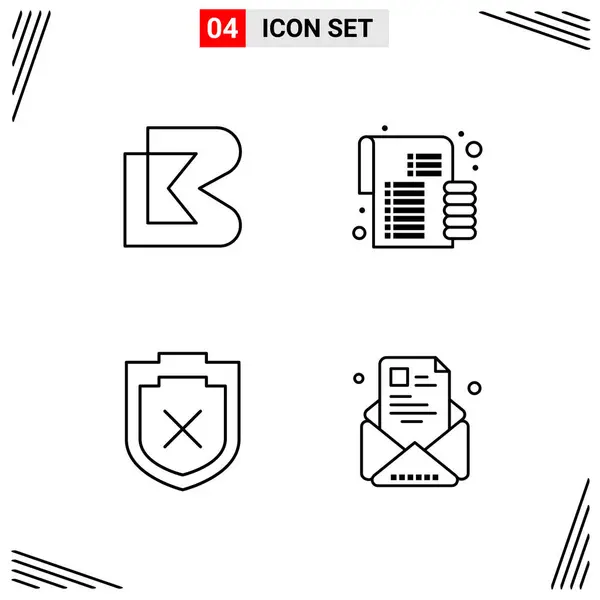 Set de 25 iconos de negocio universales Vector — Vector de stock