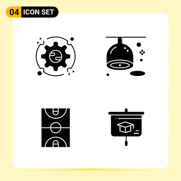 Conjunto de 16 iconos universales Vector de negocios — Vector de stock