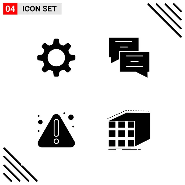 Set Universal Creative Icons Simply Vector Illustrations Web Mobile Apps — Stock Vector