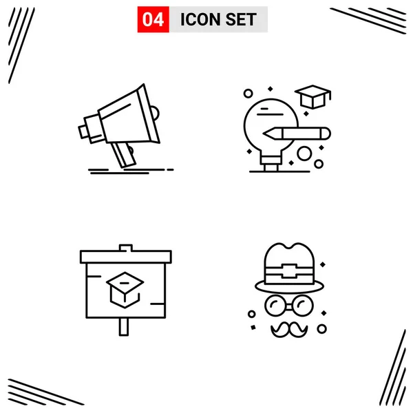 Set de 25 iconos de negocio universales Vector — Vector de stock