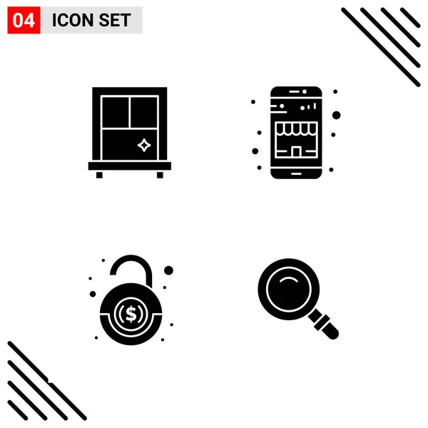 Set de 25 iconos de negocio universales Vector — Vector de stock