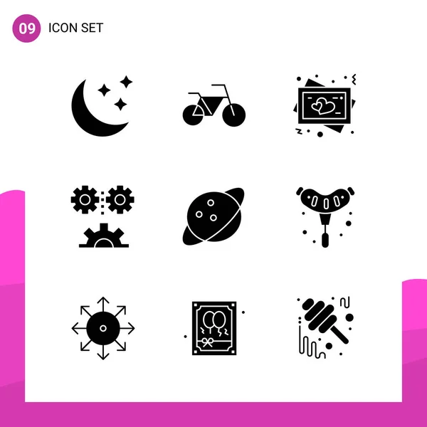 Set Universal Creative Icons Simply Vector Illustrations Web Mobile Apps — Stock Vector