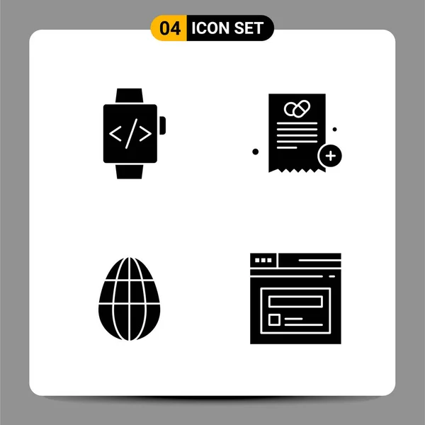 Set Universal Creative Icons Simply Vector Illustrations Web Mobile Apps — Stock Vector