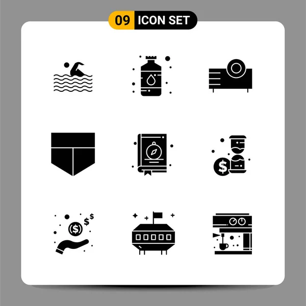 Conjunto Iconos Creativos Universales Simplemente Vector Ilustraciones Para Aplicaciones Web — Vector de stock