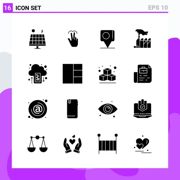 Set Universal Creative Icons Simply Vector Illustrations Web Mobile Apps — Stock Vector