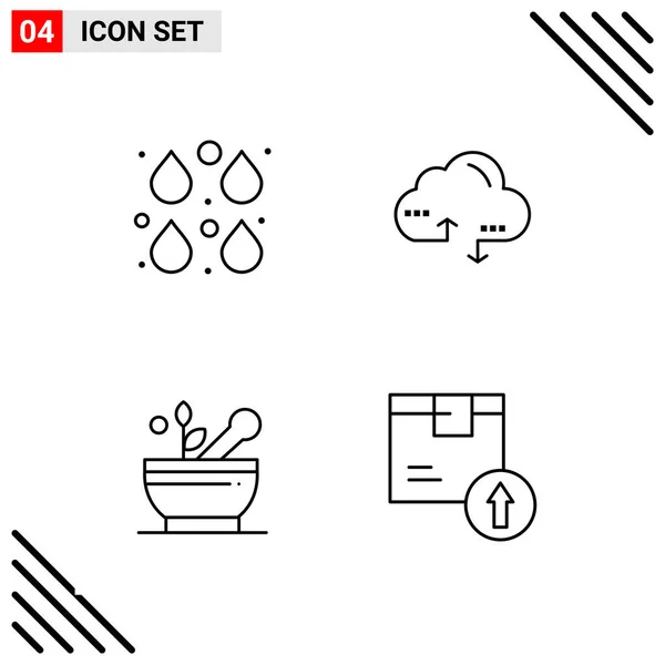 Set de 25 iconos de negocio universales Vector — Vector de stock