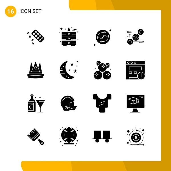 Conjunto Iconos Creativos Universales Simplemente Vector Ilustraciones Para Aplicaciones Web — Vector de stock