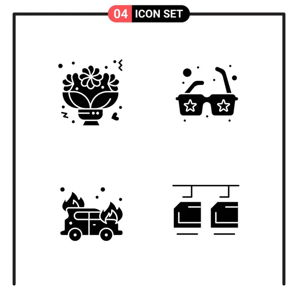 Conjunto Iconos Creativos Universales Simplemente Vector Ilustraciones Para Aplicaciones Web — Vector de stock