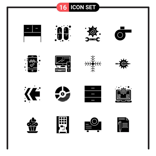 Conjunto Iconos Creativos Universales Simplemente Vector Ilustraciones Para Aplicaciones Web — Archivo Imágenes Vectoriales