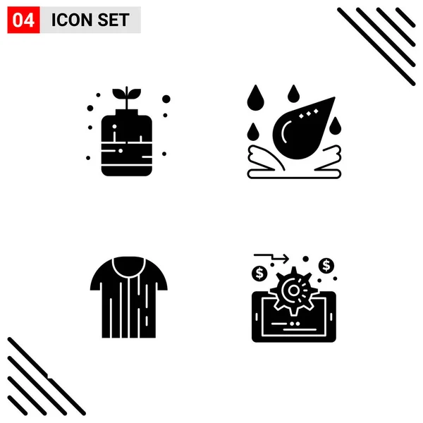 Conjunto Iconos Creativos Universales Simplemente Vector Ilustraciones Para Aplicaciones Web — Vector de stock