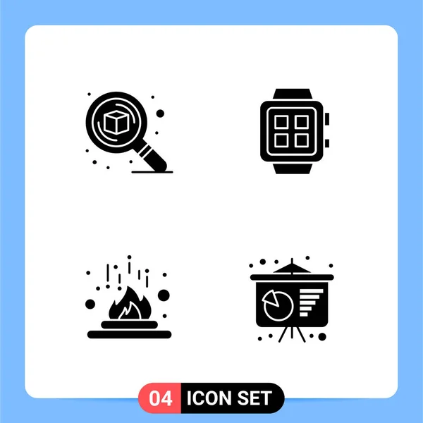 Conjunto Iconos Creativos Universales Simplemente Vector Ilustraciones Para Aplicaciones Web — Vector de stock