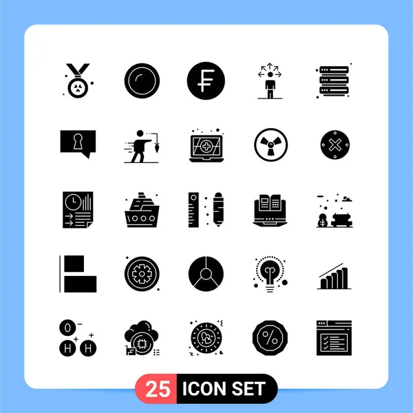 Conjunto Iconos Creativos Universales Simplemente Vector Ilustraciones Para Aplicaciones Web — Archivo Imágenes Vectoriales