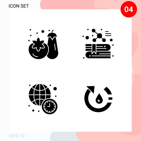 Set Universal Creative Icons Simply Vector Illustrations Web Mobile Apps — Stock Vector