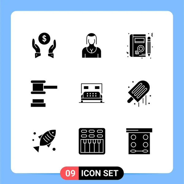 Conjunto Iconos Creativos Universales Simplemente Vector Ilustraciones Para Aplicaciones Web — Vector de stock