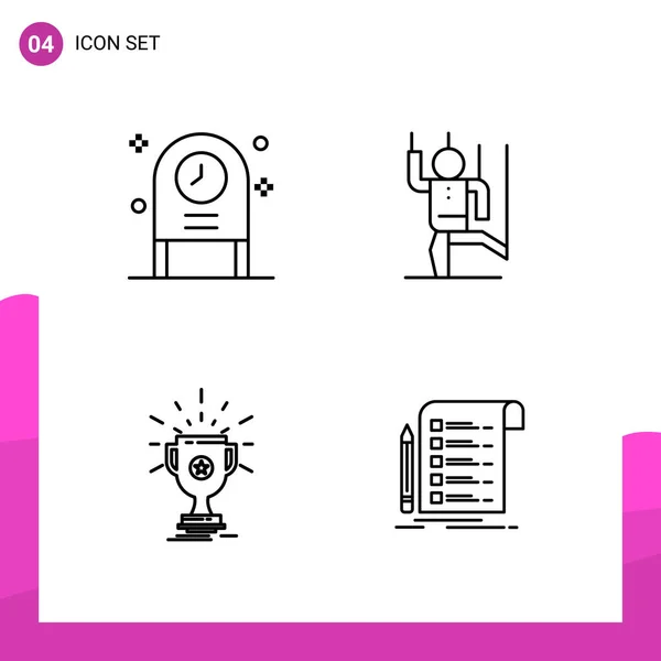 Set de 25 iconos de negocio universales Vector — Vector de stock