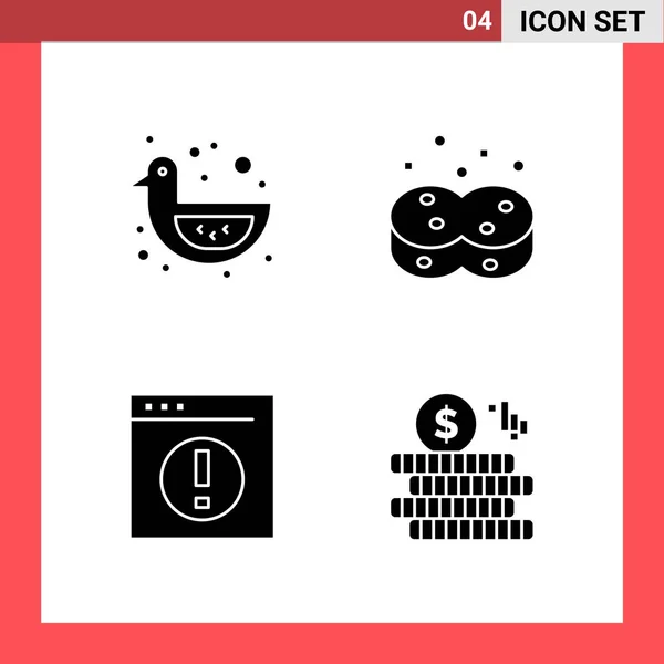 Conjunto Iconos Creativos Universales Simplemente Vector Ilustraciones Para Aplicaciones Web — Vector de stock