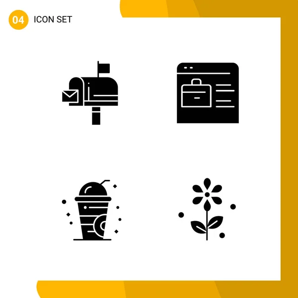 Set Universal Creative Icons Simply Vector Illustrations Web Mobile Apps — Stock Vector