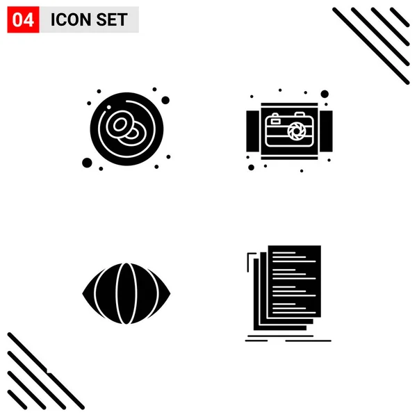 Vector Ilustración Iconos Modernos Conjunto — Vector de stock