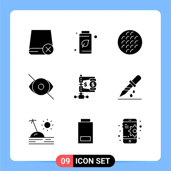 Conjunto Iconos Creativos Universales Simplemente Vector Ilustraciones Para Aplicaciones Web — Vector de stock