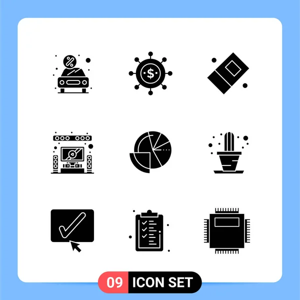 Conjunto Iconos Creativos Universales Simplemente Vector Ilustraciones Para Aplicaciones Web — Archivo Imágenes Vectoriales