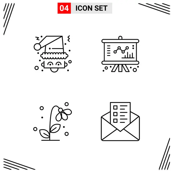 Conjunto Iconos Creativos Universales Simplemente Vector Ilustraciones Para Aplicaciones Web — Vector de stock