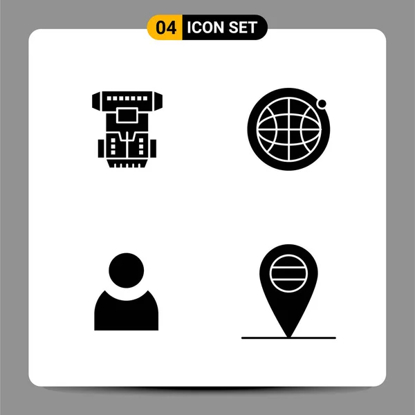 Set Universal Creative Icons Simply Vector Illustrations Web Mobile Apps — Stock Vector