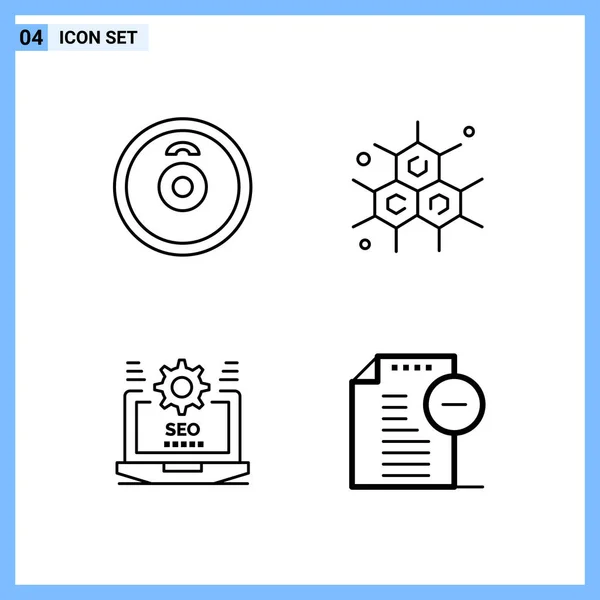 Set de 25 iconos de negocio universales Vector — Vector de stock