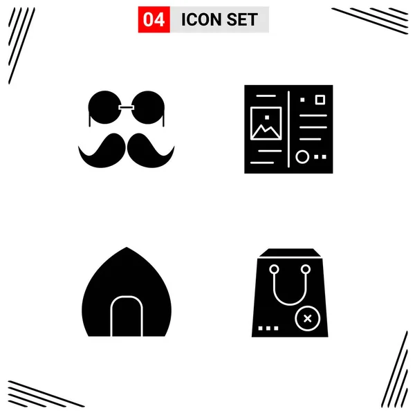 Conjunto Iconos Creativos Universales Simplemente Vector Ilustraciones Para Aplicaciones Web — Vector de stock