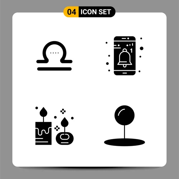 Conjunto Iconos Creativos Universales Simplemente Vector Ilustraciones Para Aplicaciones Web — Vector de stock