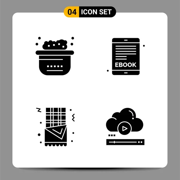 Set Universal Creative Icons Simply Vector Illustrations Web Mobile Apps — Stock Vector