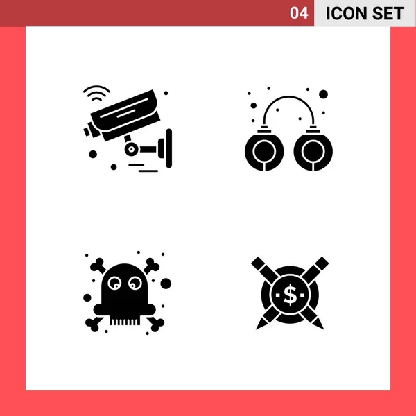 Conjunto Iconos Creativos Universales Simplemente Vector Ilustraciones Para Aplicaciones Web — Archivo Imágenes Vectoriales