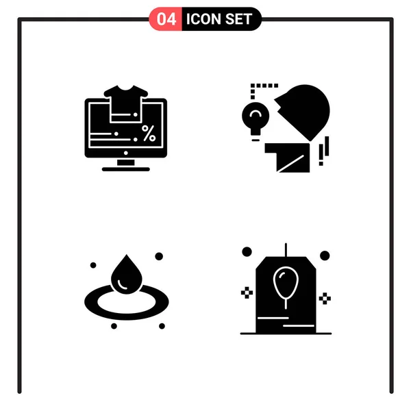 Set Dari Ikon Kreatif Universal Cukup Ilustrasi Vektor Untuk Aplikasi - Stok Vektor