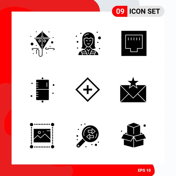 Conjunto Iconos Creativos Universales Simplemente Vector Ilustraciones Para Aplicaciones Web — Vector de stock