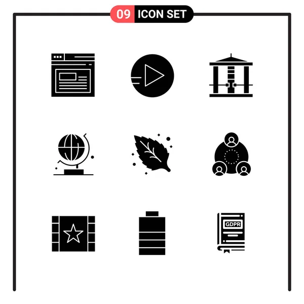 Conjunto Iconos Creativos Universales Simplemente Vector Ilustraciones Para Aplicaciones Web — Vector de stock