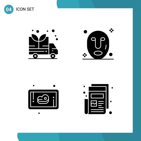 Conjunto Iconos Creativos Universales Simplemente Vector Ilustraciones Para Aplicaciones Web — Vector de stock