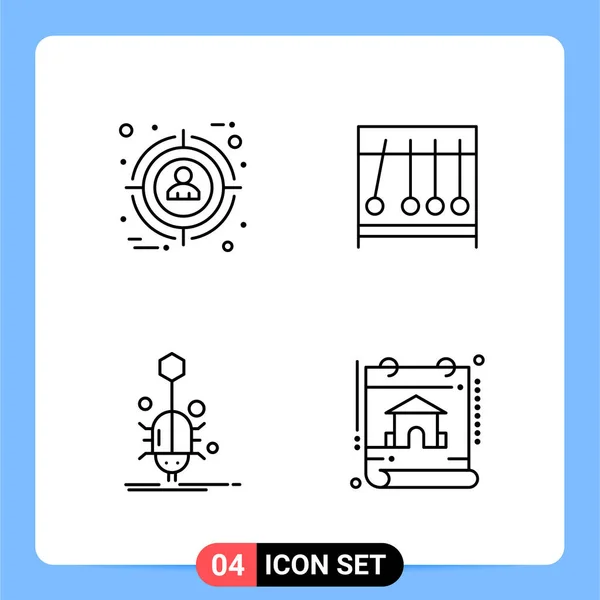 Set of 25 Universal Business Icons Vector — Stockový vektor