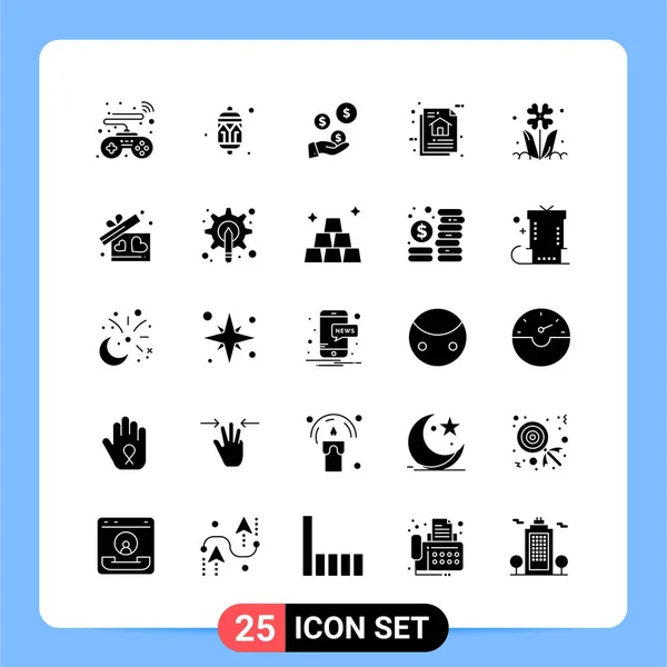 Conjunto Iconos Creativos Universales Simplemente Vector Ilustraciones Para Aplicaciones Web — Vector de stock