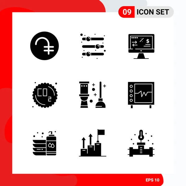 Conjunto Iconos Creativos Universales Simplemente Vector Ilustraciones Para Aplicaciones Web — Vector de stock