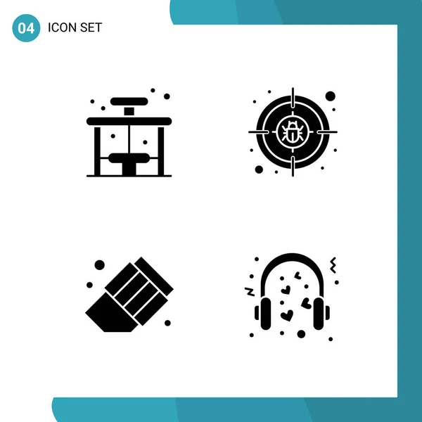 Set Universal Creative Icons Simply Vector Illustrations Web Mobile Apps — Stock Vector