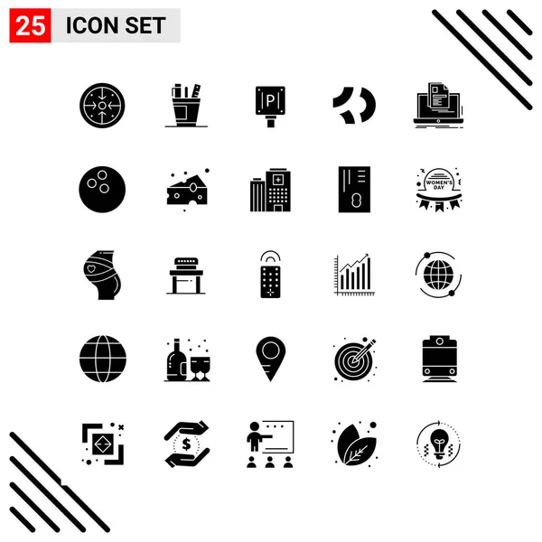 Conjunto de 16 iconos universales Vector de negocios — Archivo Imágenes Vectoriales