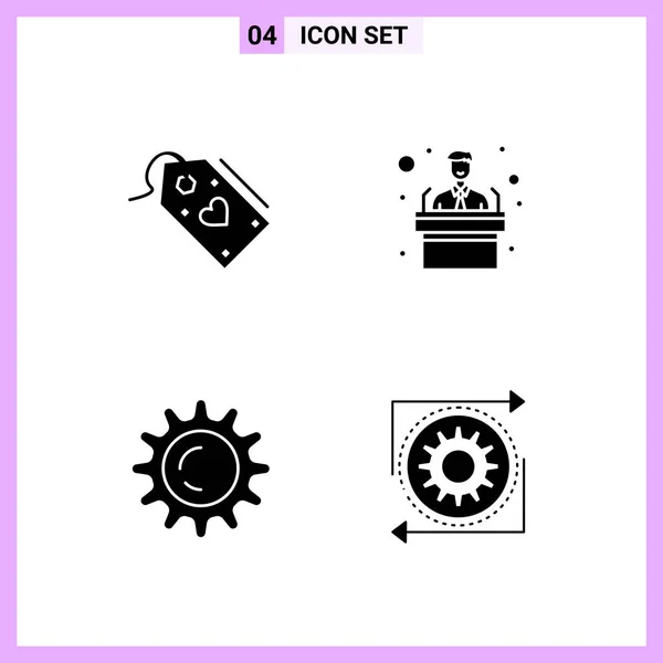 Conjunto Iconos Creativos Universales Simplemente Vector Ilustraciones Para Aplicaciones Web — Vector de stock