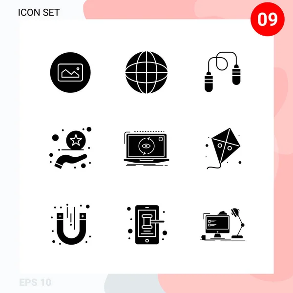 Set Universal Creative Icons Simply Vector Illustrations Web Mobile Apps — Stock Vector