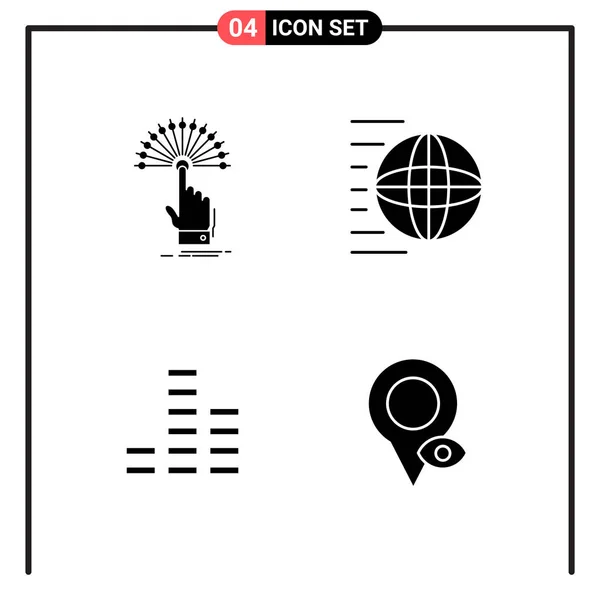 Conjunto Iconos Creativos Universales Simplemente Vector Ilustraciones Para Aplicaciones Web — Vector de stock