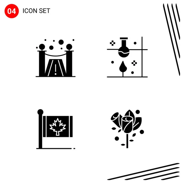 Set Dari Ikon Kreatif Universal Cukup Ilustrasi Vektor Untuk Aplikasi - Stok Vektor