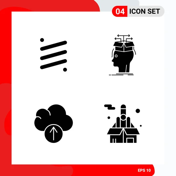 Set Universal Creative Icons Simply Vector Illustrations Web Mobile Apps — Stock Vector